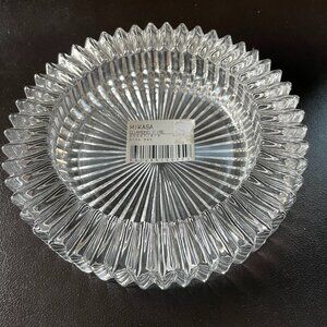 Mikasa Diamond Fine Wine/Champagne Bottle Crystal Coaster- NEW Vintage